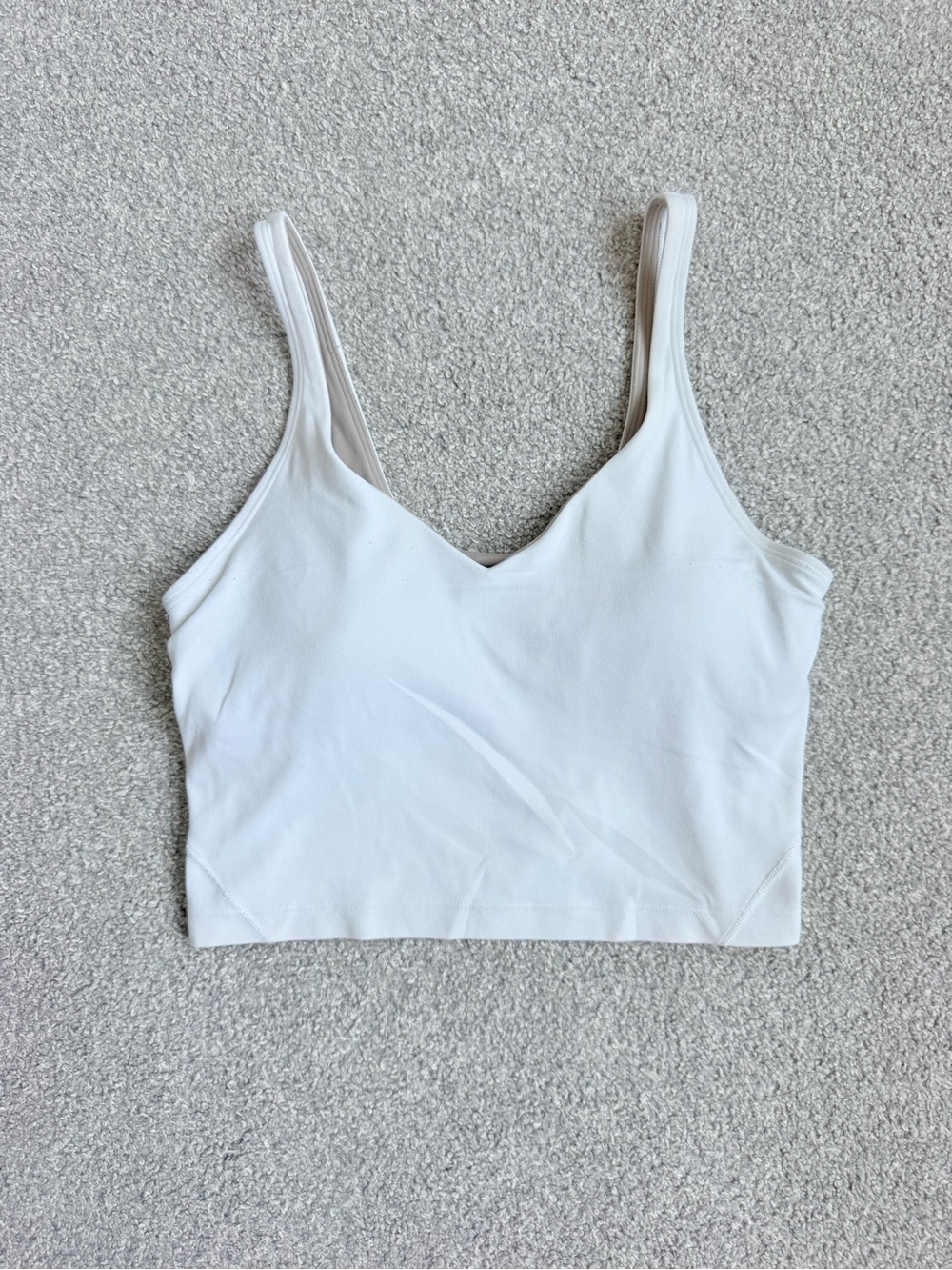 Lululemon White Align Tank size 6